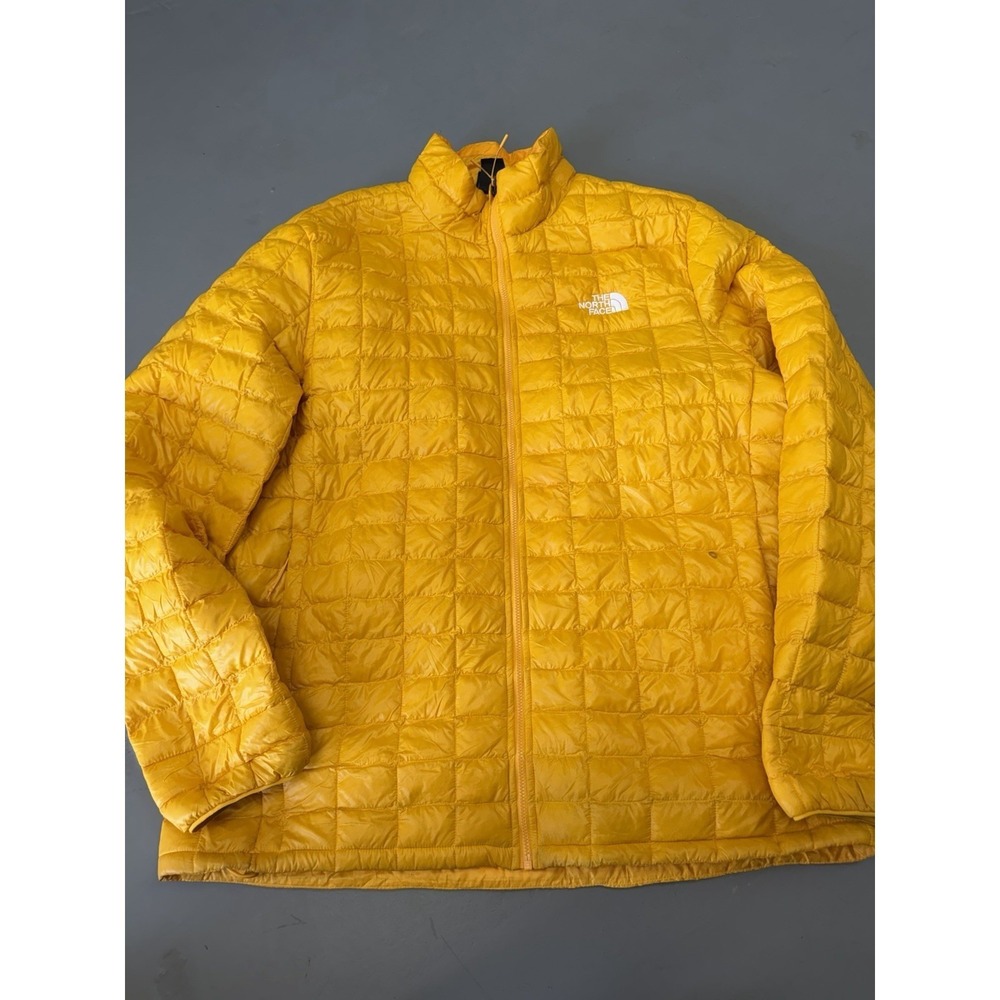 The North Face Mens Thermoball ECO Insulated Puffer Jacket Lightning Yellow XL